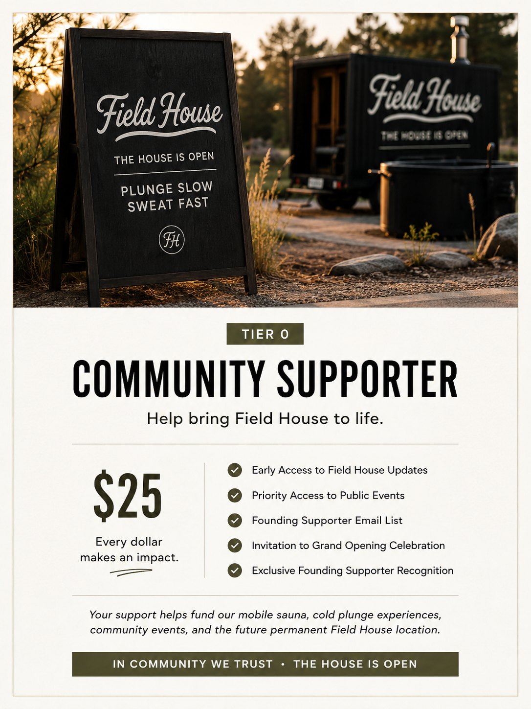 COMMUNITY SUPPORTER