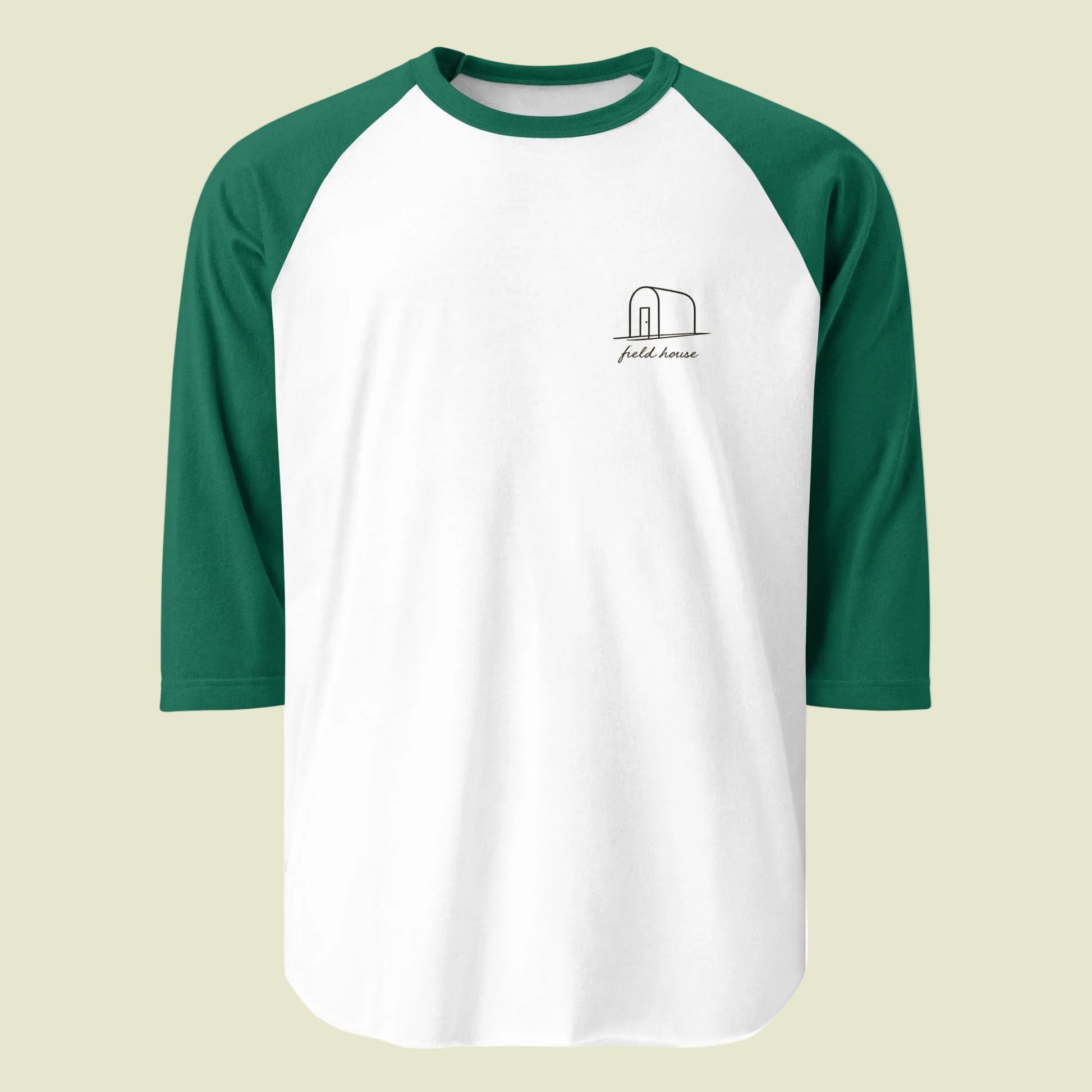 House logo 3/4 sleeve raglan shirt - FIELD HOUSE