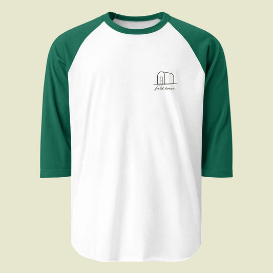House logo 3/4 sleeve raglan shirt - FIELD HOUSE